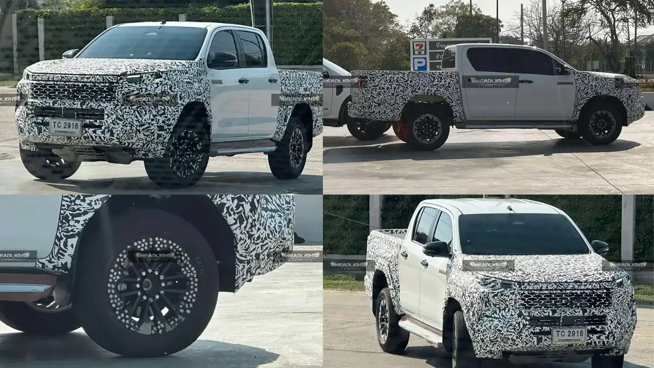 toyota hilux spied