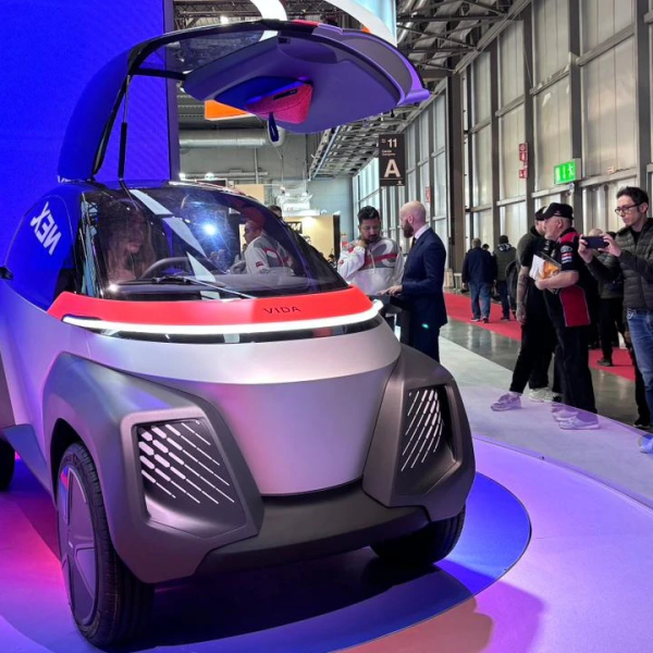 Hero NEX 3 two-seater micro electric vehicle showcased under the Vida Novus range